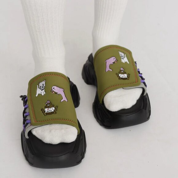 Lazy Oaf Day Off Chunky Sneaker Sliders - EU 39 - Picture 7 of 8